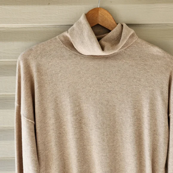 Madewell broke haven wool blend turtleneck sweater Cowl & Turtlenecks